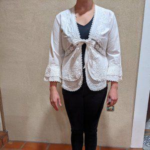 Boho or vintage light jacket